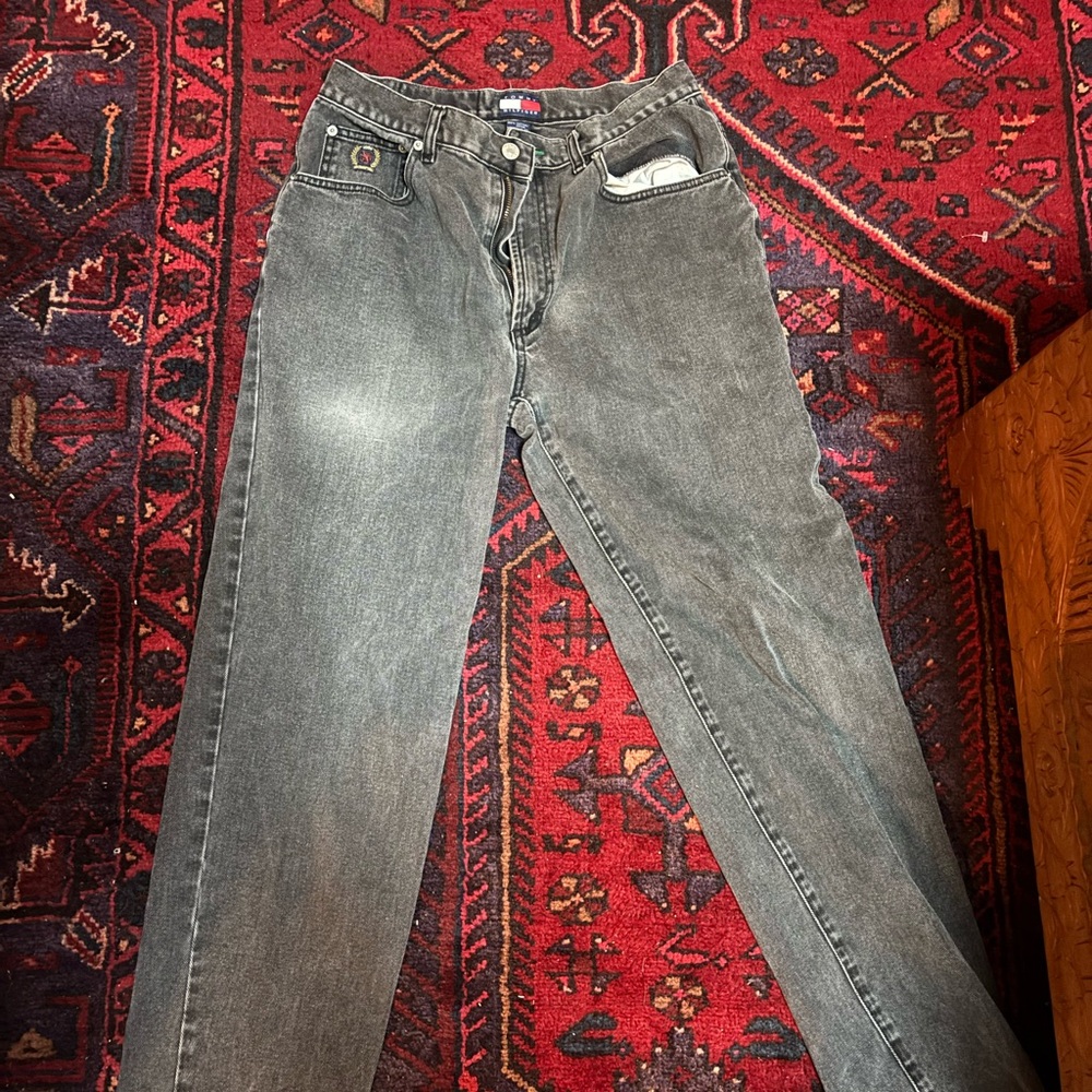 Tommy Hilfiger Vintage Gray Straight Jeans - Picture 2 of 6